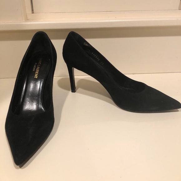 Women’s Saint Laurent Black High Heel Shoe - Picture 2 of 4
